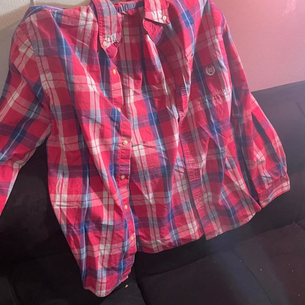 Men's Chaps Classic-Fit Stretch Easy-Care Button-Down Shirt